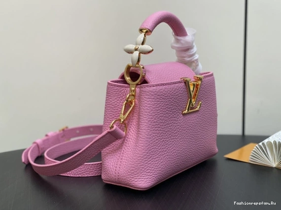 FS CHEAP CAPUCINES VUITTON MINI-21*14*8CM LOUIS 0716